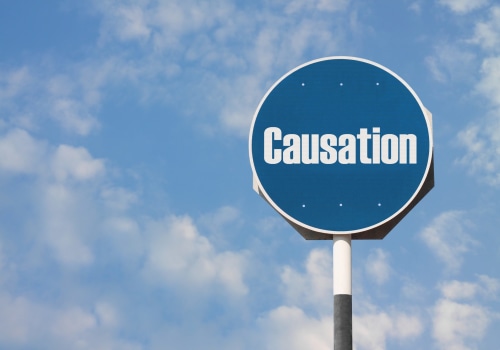 Who provides evidence of causation in a negligence case?